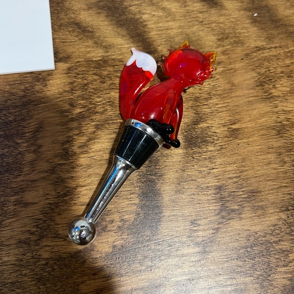 Glass fox 🦊 wine stopper - Picture 6 of 6